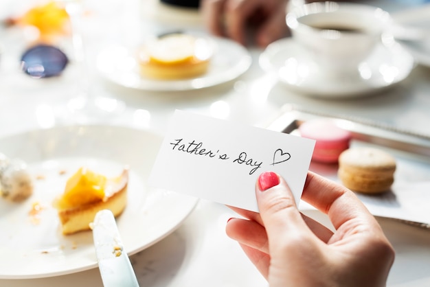 Concetto di evento di celebrazione della festa del papà