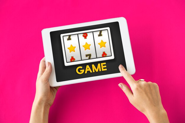 Concetto di fortuna del casinò online