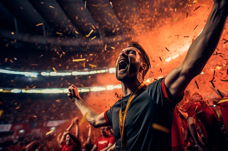 Foto gratuito concetto di gioco di calcio