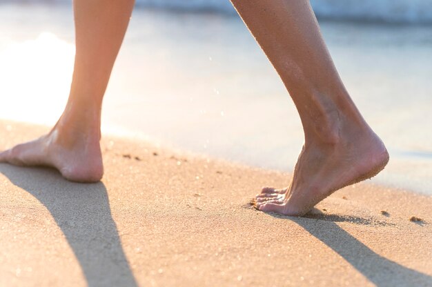 Concetto di lifestyle bellissima spiaggia