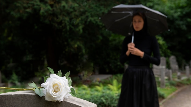 Concetto di sfondo del cimitero