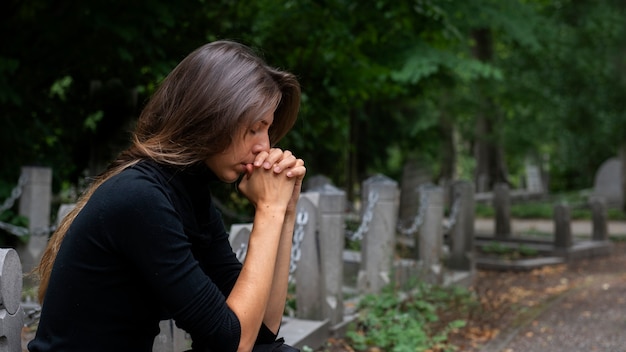 Concetto di sfondo del cimitero