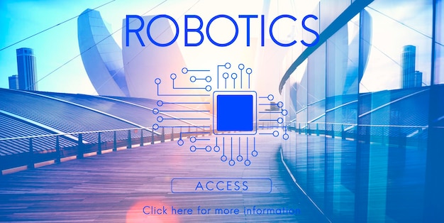 Concetto di tecnologia del circuito integrato del circuito stampato