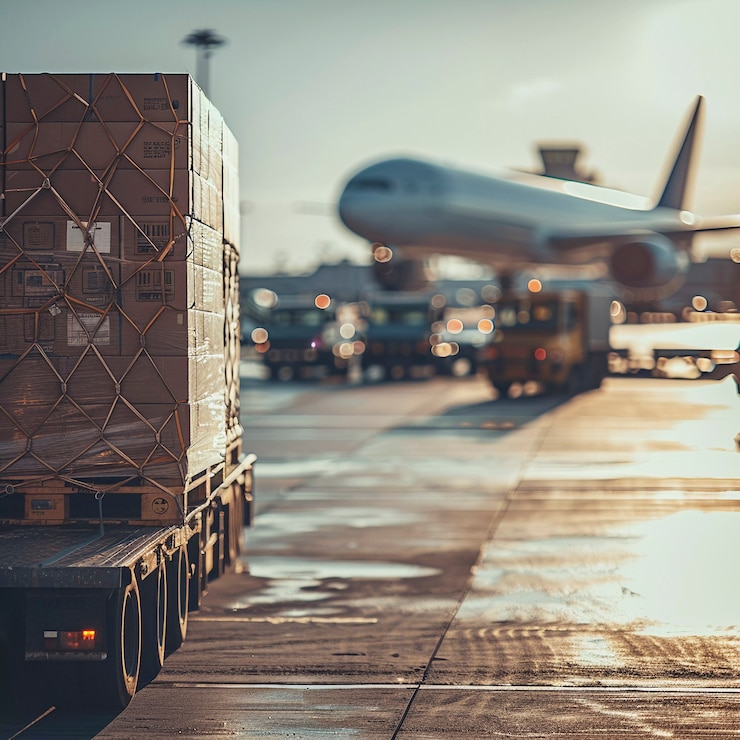 Foto gratuito concetto di trasporto e logistica
