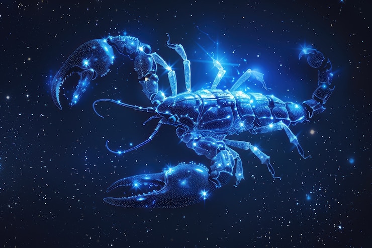 Foto gratuito constellazione di animali fantastici