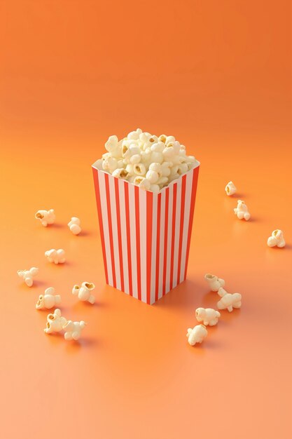 Coppa di popcorn da cinema 3D