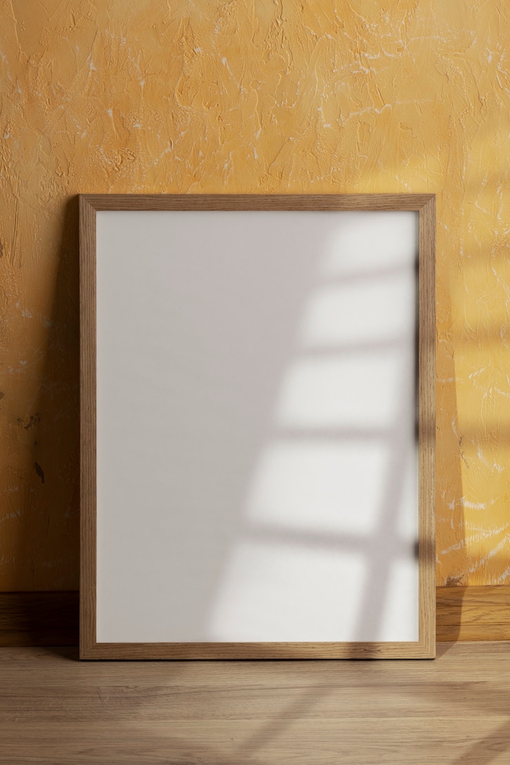 Foto gratuito cornice in legno di qualità minima