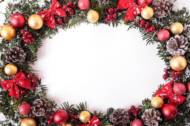 Foto gratuito corona di natale