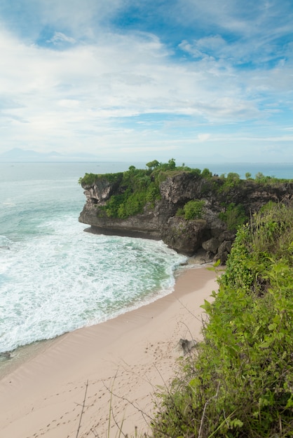 Costa dell&#39;oceano a Bali