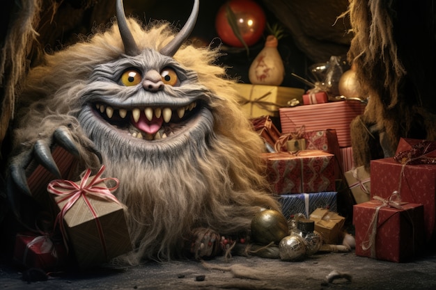 Creatura che illustra il Grinch