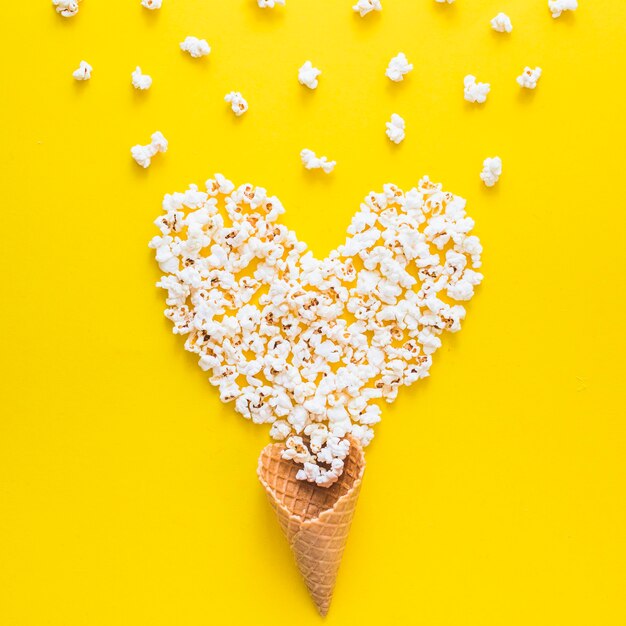 Cuore da popcorn