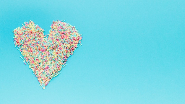 Cuore da sprinkles