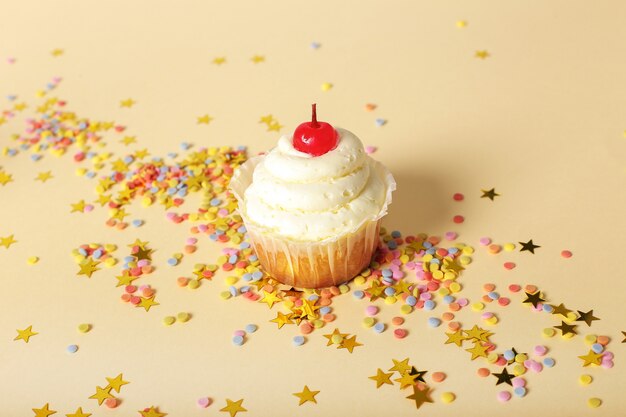 Cupcake compleanno con stelle