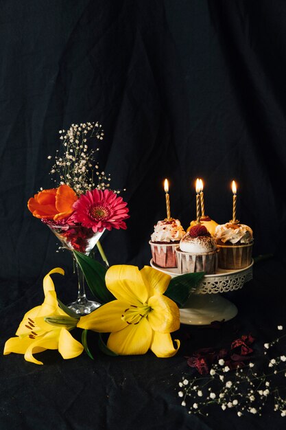 Cupcake still life