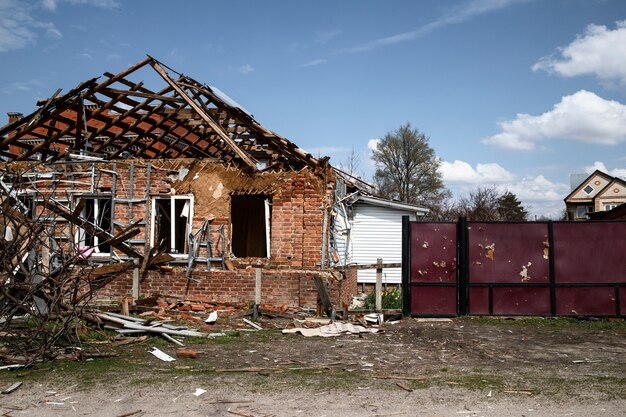 Danneggiata la guerra del russo in ucraina