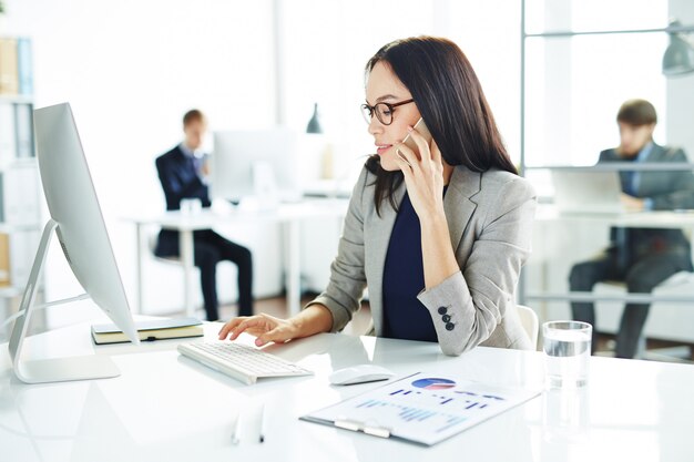 Datore di lavoro occupato