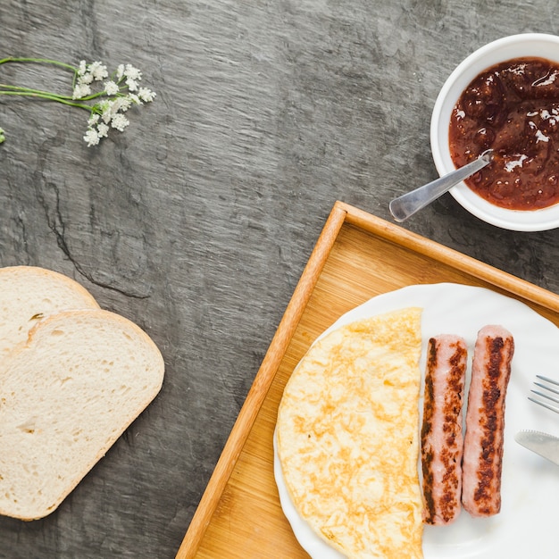 Deliziosa colazione servita