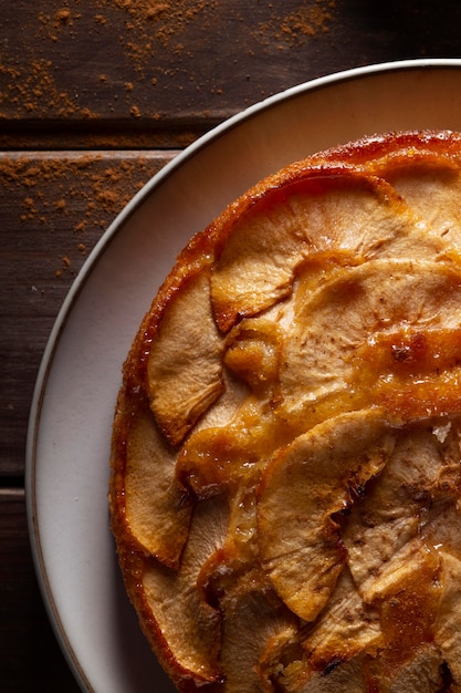 Deliziosa composizione di torta di mele