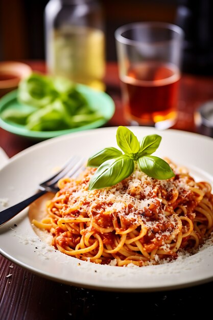 Deliziosa pasta sul piatto