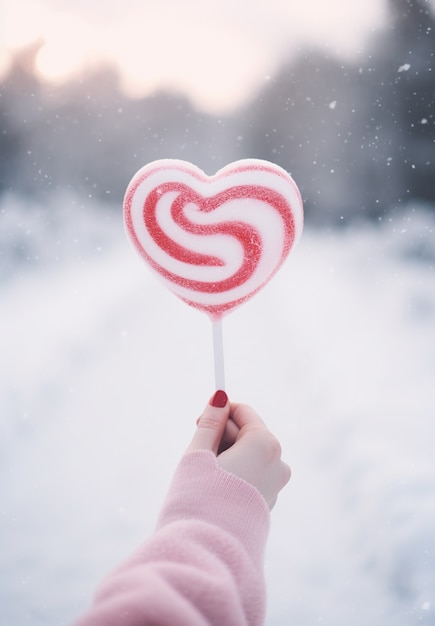 Deliziose caramelle a forma di cuore