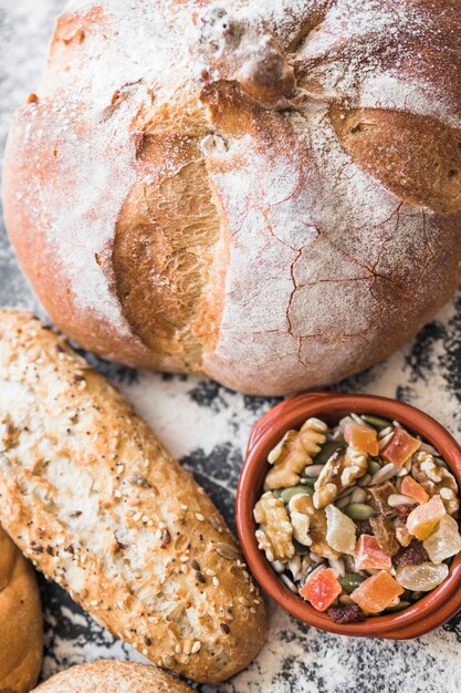 Deliziose pagnotte di pane