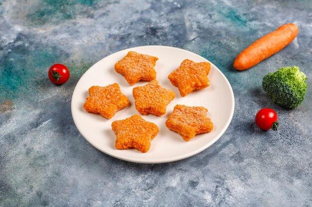 Deliziosi bocconcini di pesce surgelati.