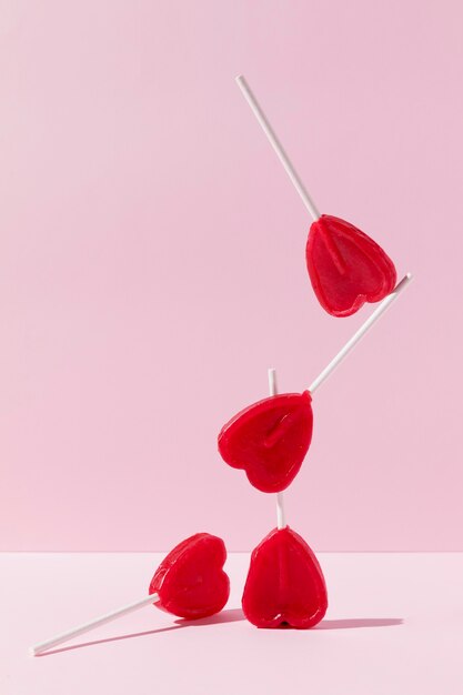 Deliziosi dolci a forma di cuore