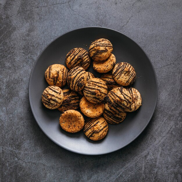 Delizioso assortimento di pasti per la colazione