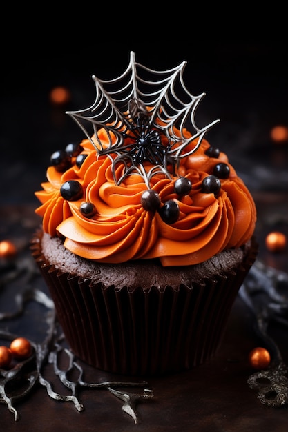 Delizioso cupcake per Halloween