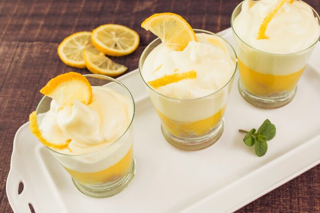 Delizioso dessert al limone