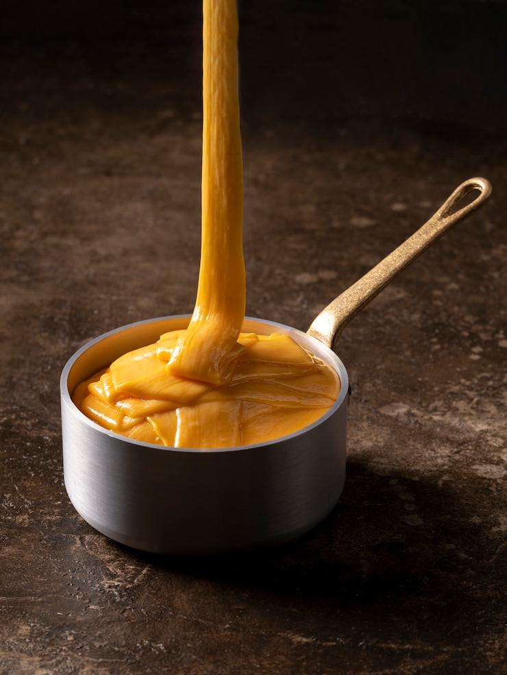 Foto gratuito delizioso e cremoso formaggio fuso