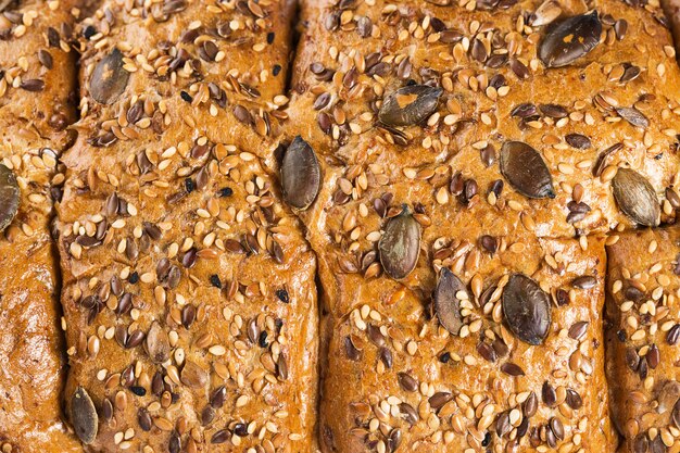 Delizioso pane fatto con buon grano