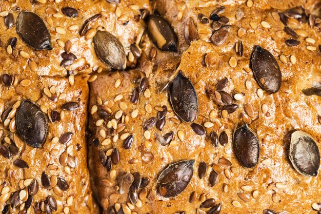 Delizioso pane fatto con buon grano