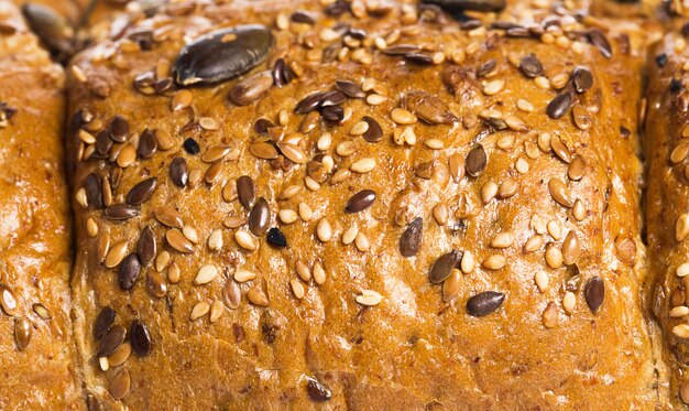 Delizioso pane fatto con buon grano