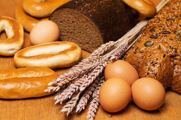 Delizioso pane fatto con buon grano