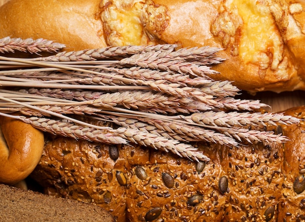 Delizioso pane fatto con buon grano