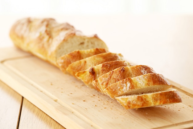 Delizioso pane sul tavolo