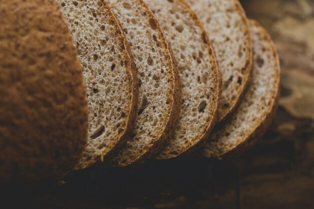 Delizioso pane sul tavolo