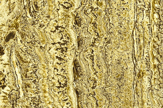 Design a parete astratta strutturata dorata