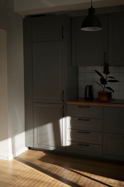 Design d'interni con mobili da cucina