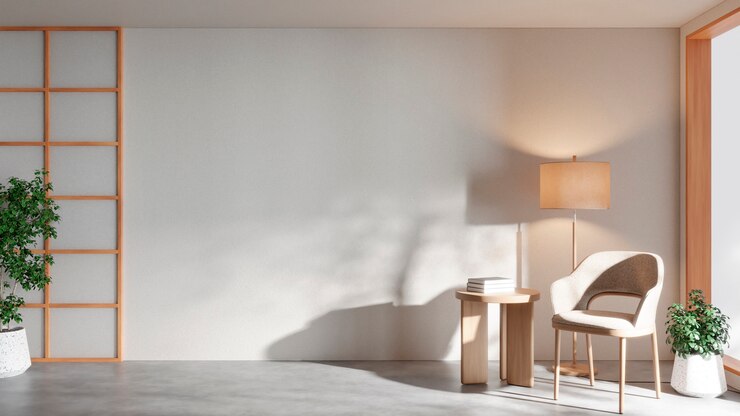 Foto gratuito design degli interni minimalista