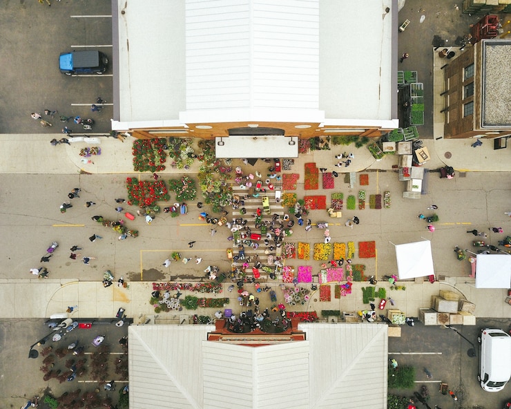 Foto gratuito detroit flower day