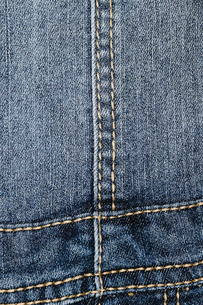 Dettagli sul primo piano dei jeans dell'annata