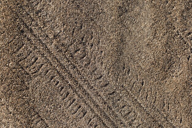 dettaglio della consistenza del suolo in primo piano
