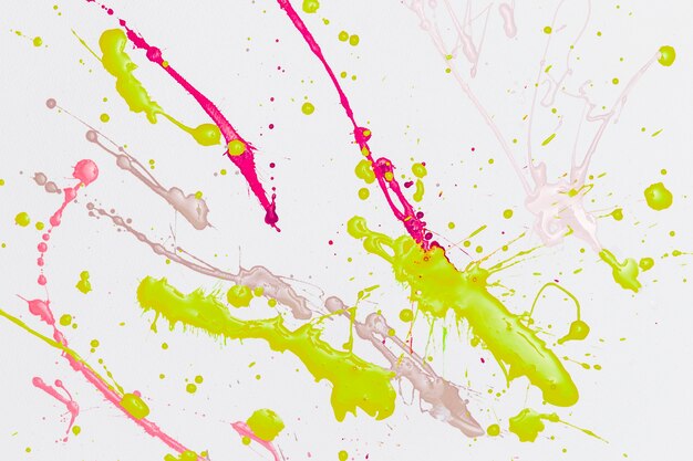 Dipinti spruzzi di colori
