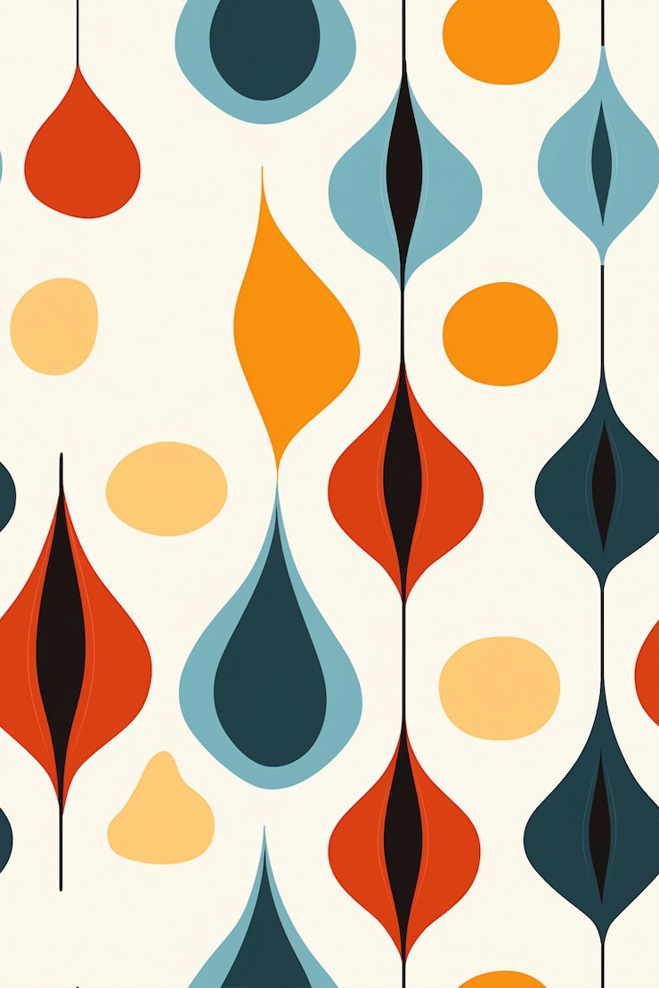 Foto gratuito disegno astratto a pattern senza cuciture