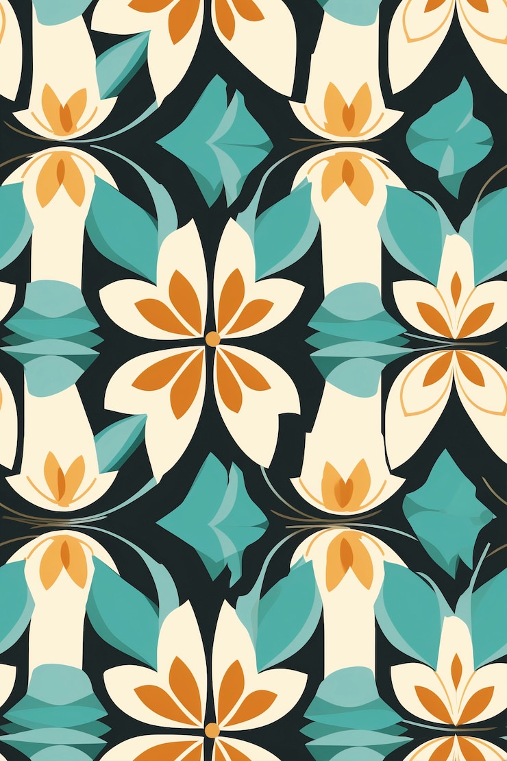 Foto gratuito disegno astratto a pattern senza cuciture