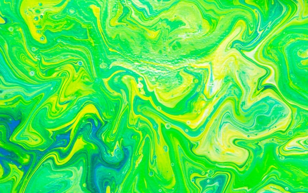 Disegno astratto verde acqua olio
