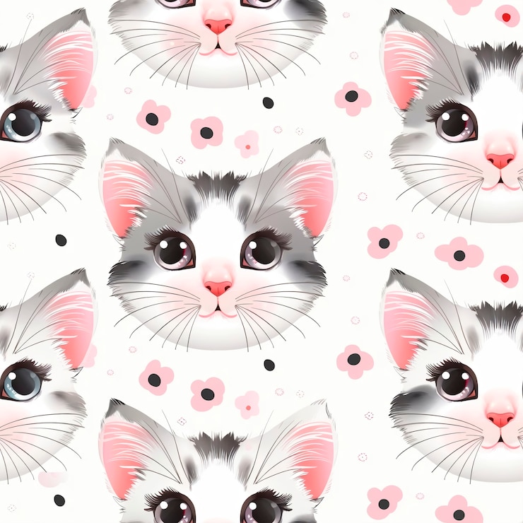 Foto gratuito disegno digitale di gatto