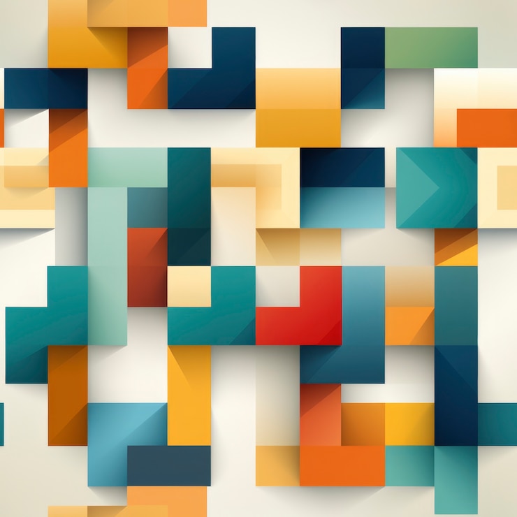 Foto gratuito disegno geometrico senza cuciture